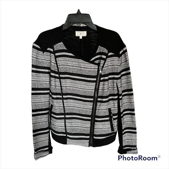 Lou & Grey Zip up Jacket - Sweater by Loft, Size Medium - Picture 1 of 4